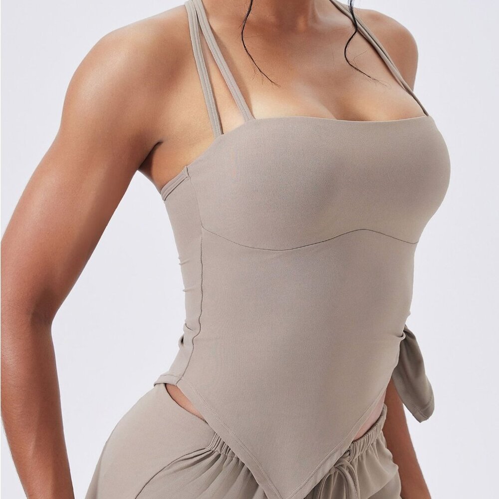 Studio-to-Street Yoga Pilate Top Butter-Soft Built-In Bra